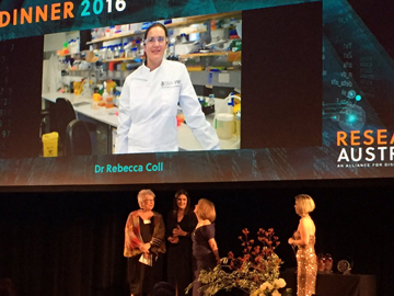 Rebecca Coll receives Research Australia Award